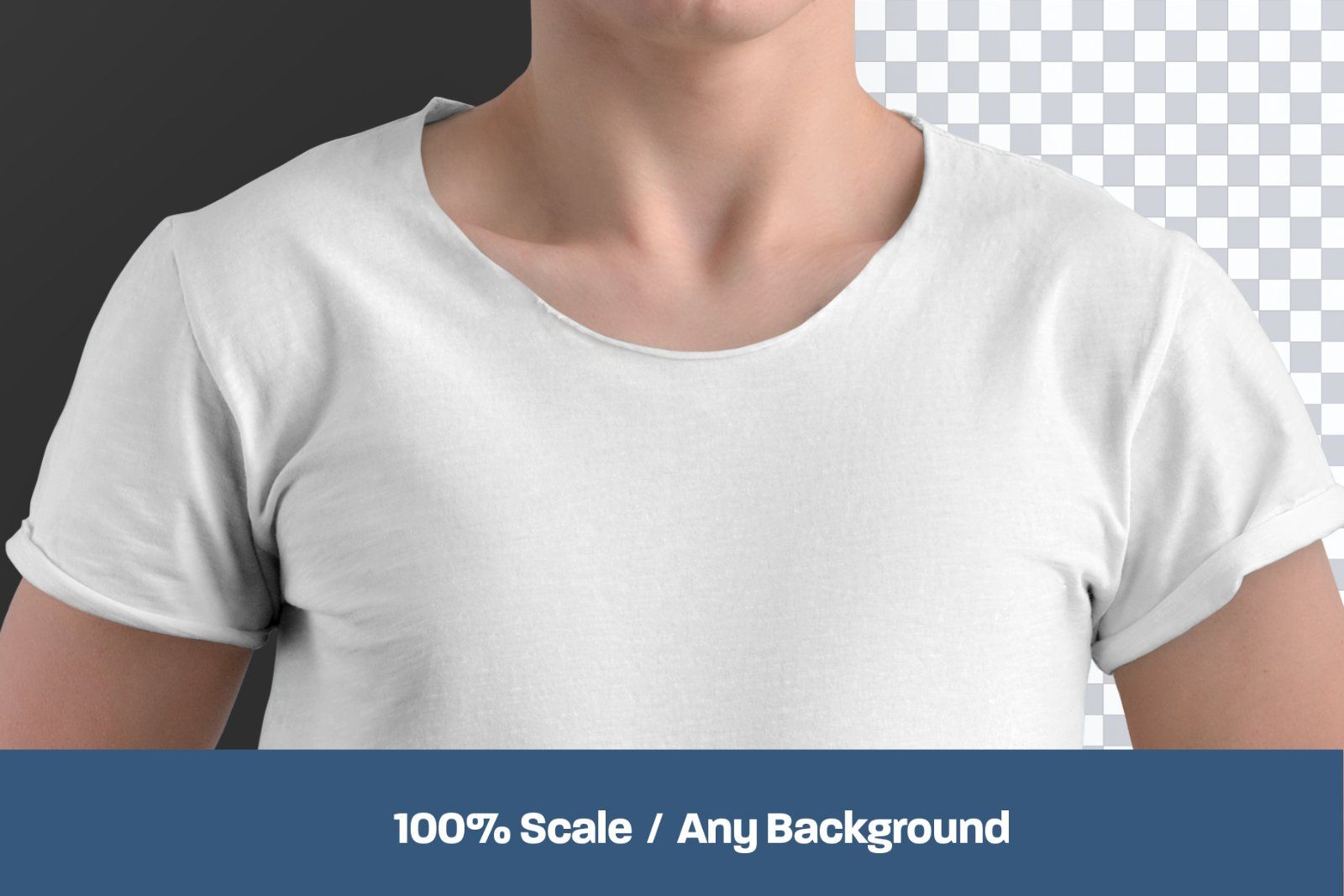 9 Round Neck T-Shirt Mockups