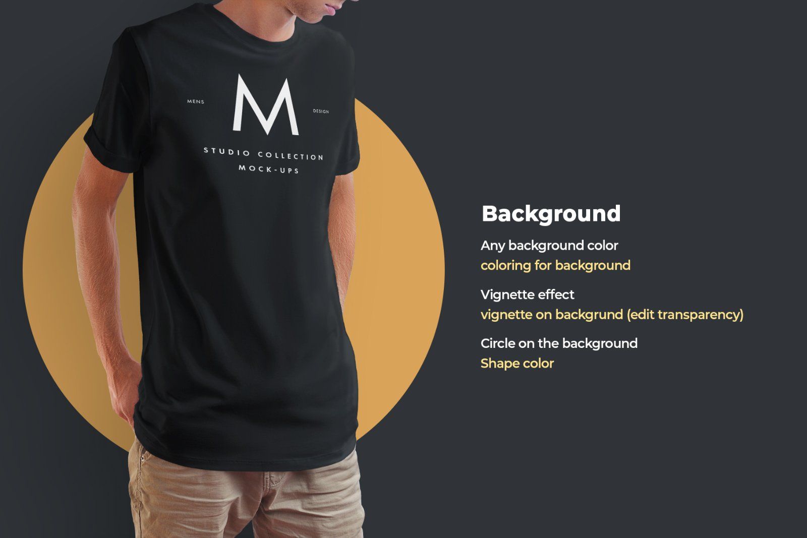 5 Mockups Long T-Shirts + 2 Mockups Packing Boxes