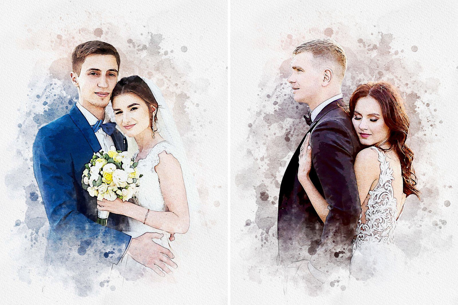 Painting Watercolor Splash Art