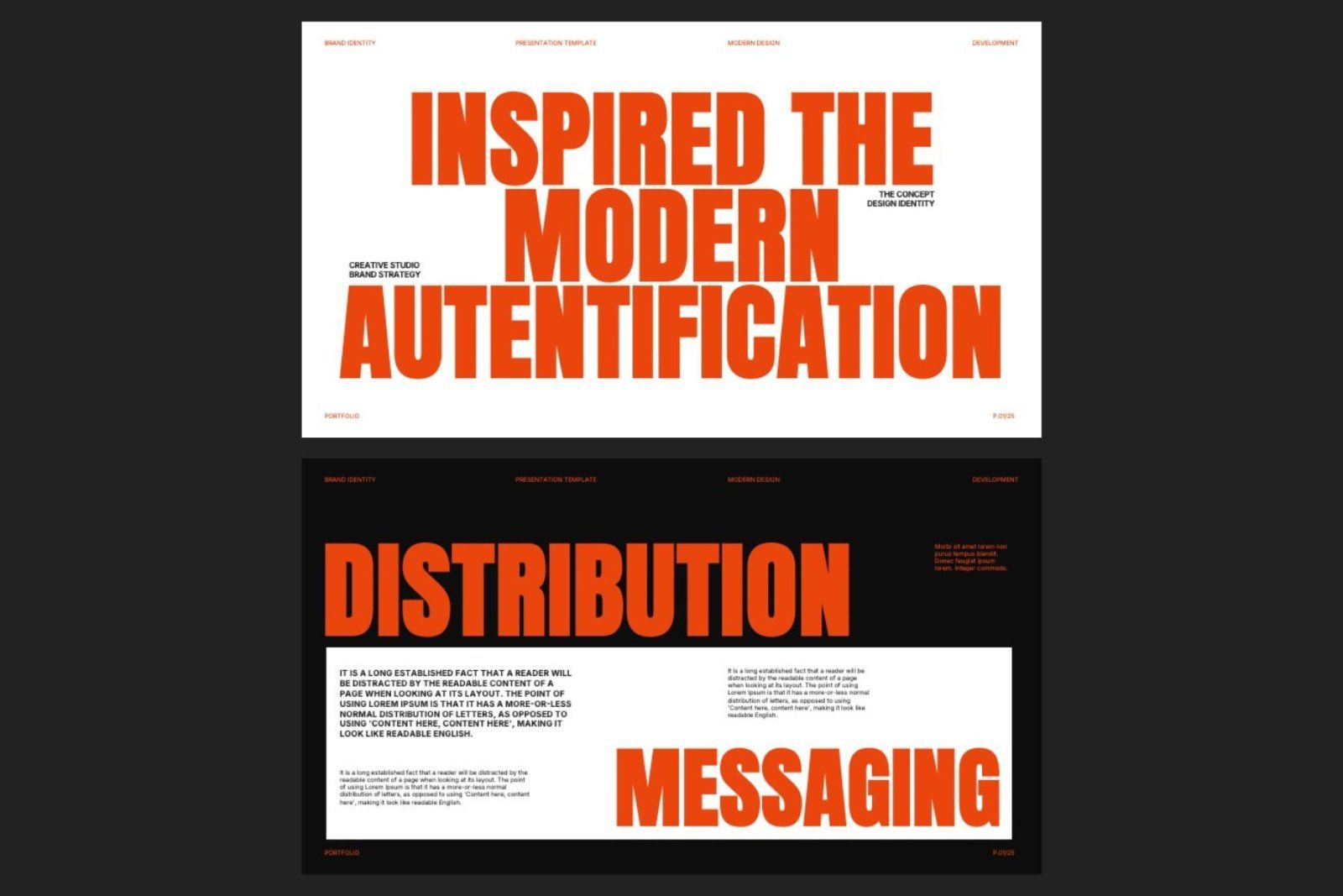 Monalisa - Brand Identity PowerPoint Template