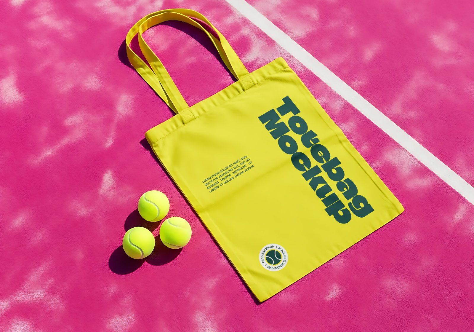 Premium Branding Pink Paddle Mockup