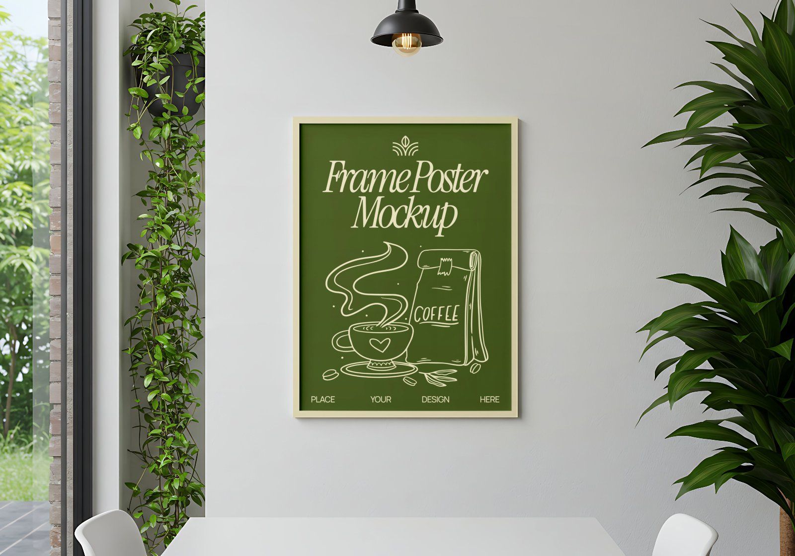 15 Premium Garden Cafe Mockup Collection