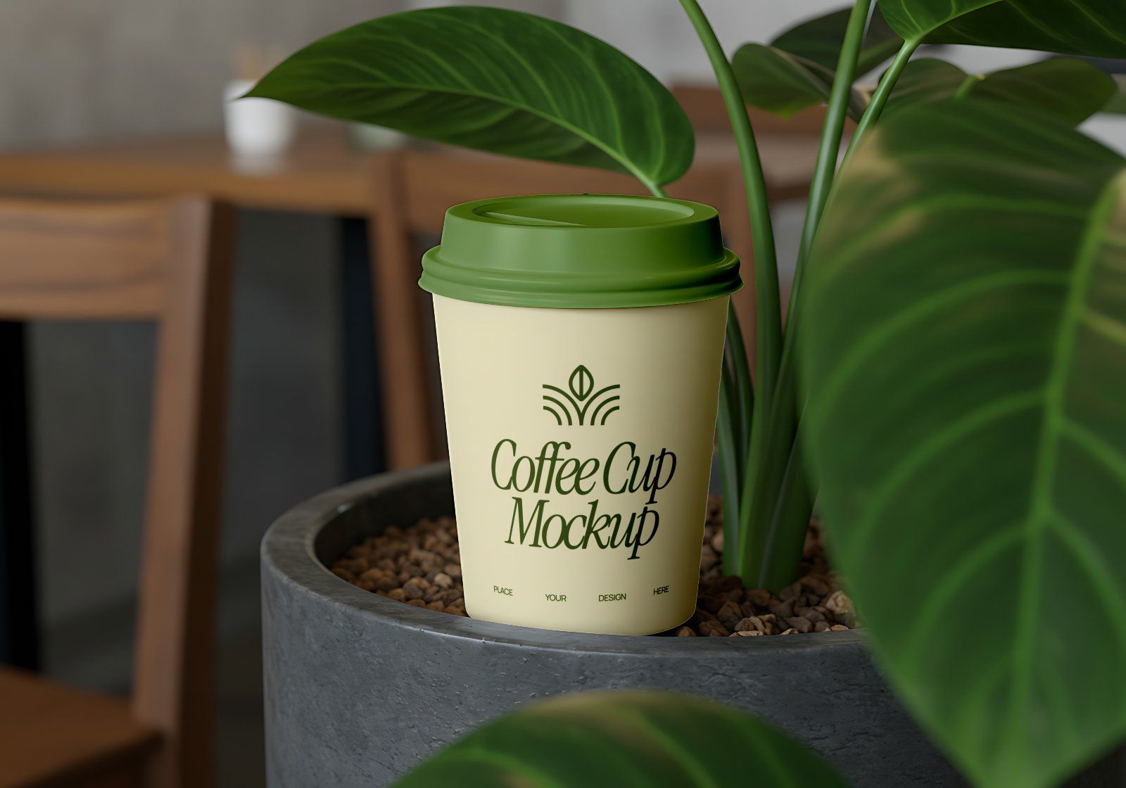 15 Premium Garden Cafe Mockup Collection