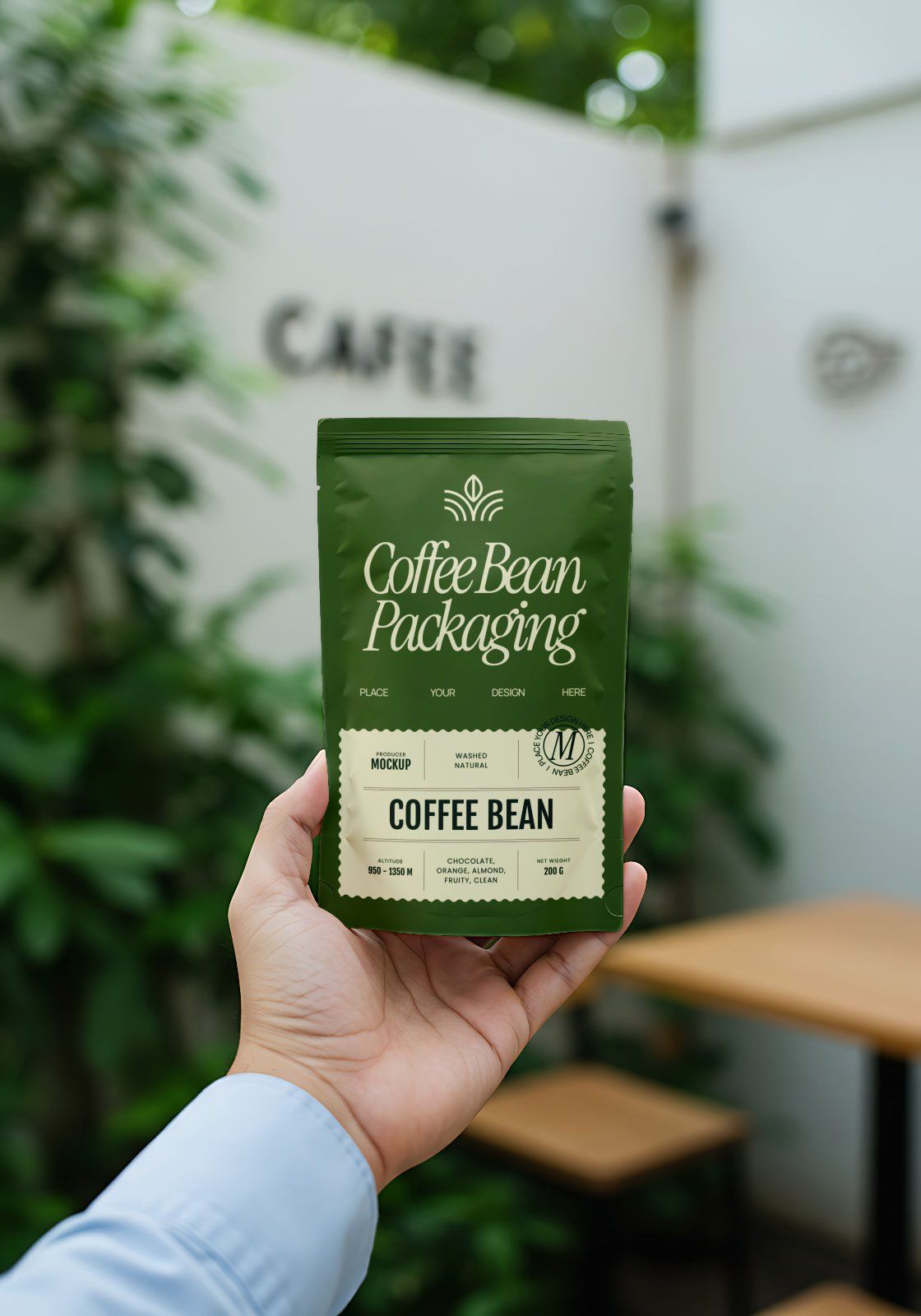 15 Premium Garden Cafe Mockup Collection