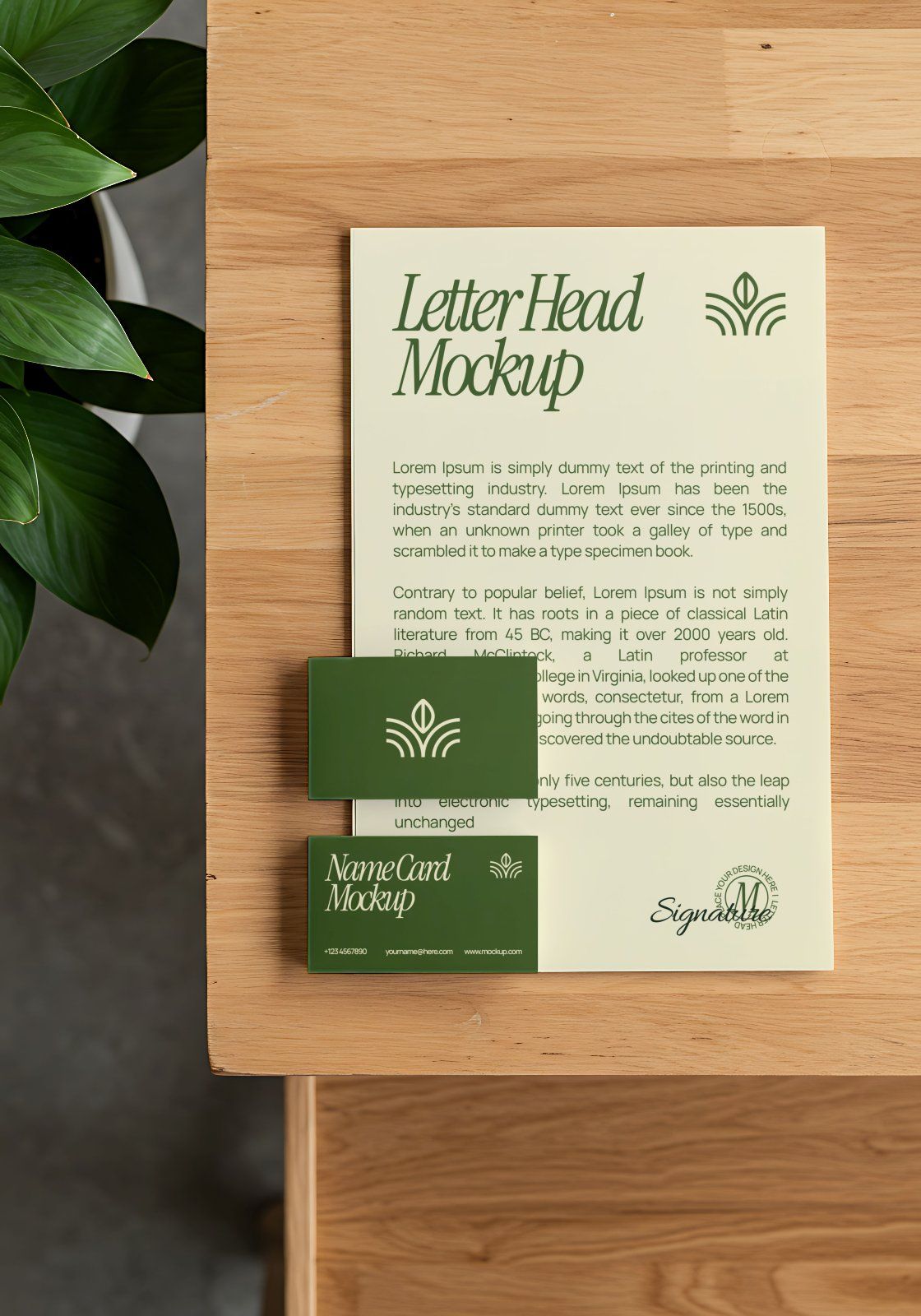 15 Premium Garden Cafe Mockup Collection