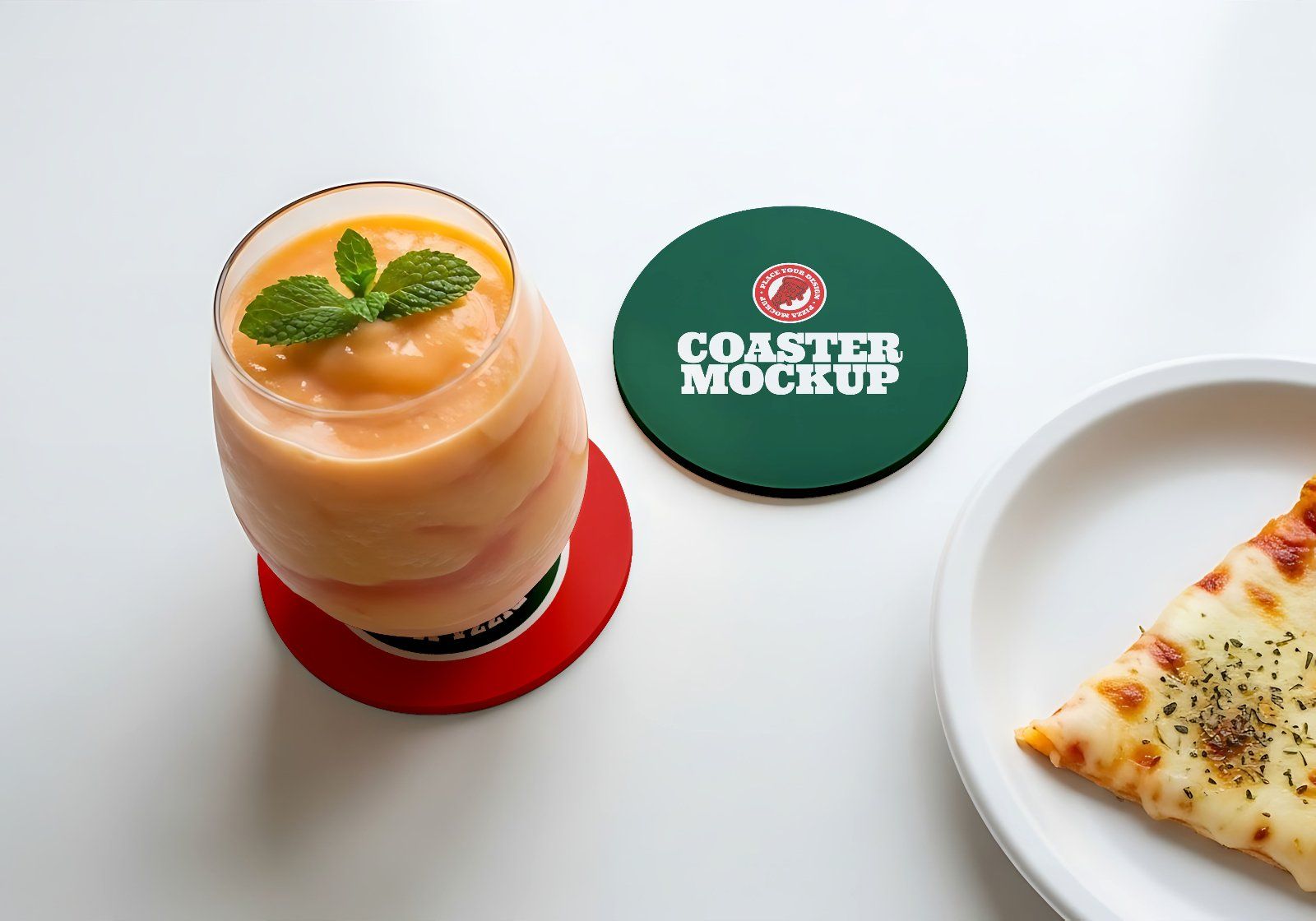 Premium Branding Pizza Store Mockup