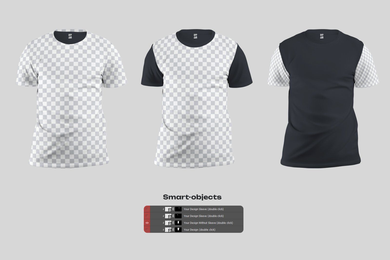 7 Mockups Man T-Shirt