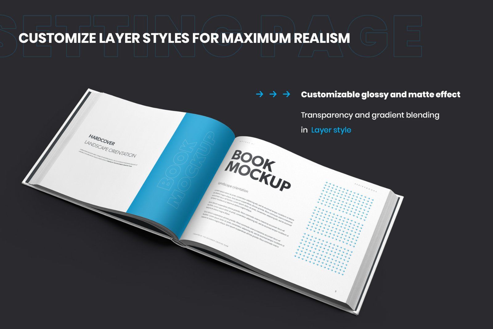 8 Book Mockups Hard Cover Landscape Oriantation.