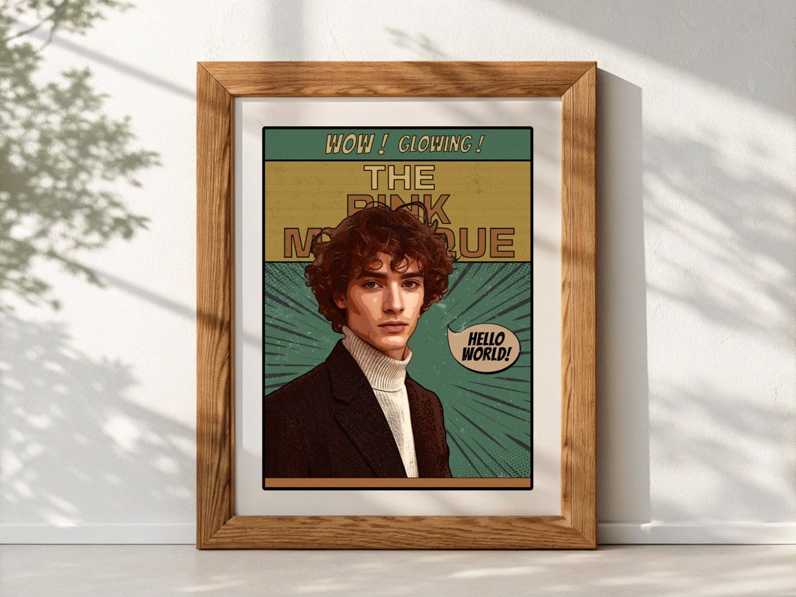 Comic Portrait Photo Effect Template