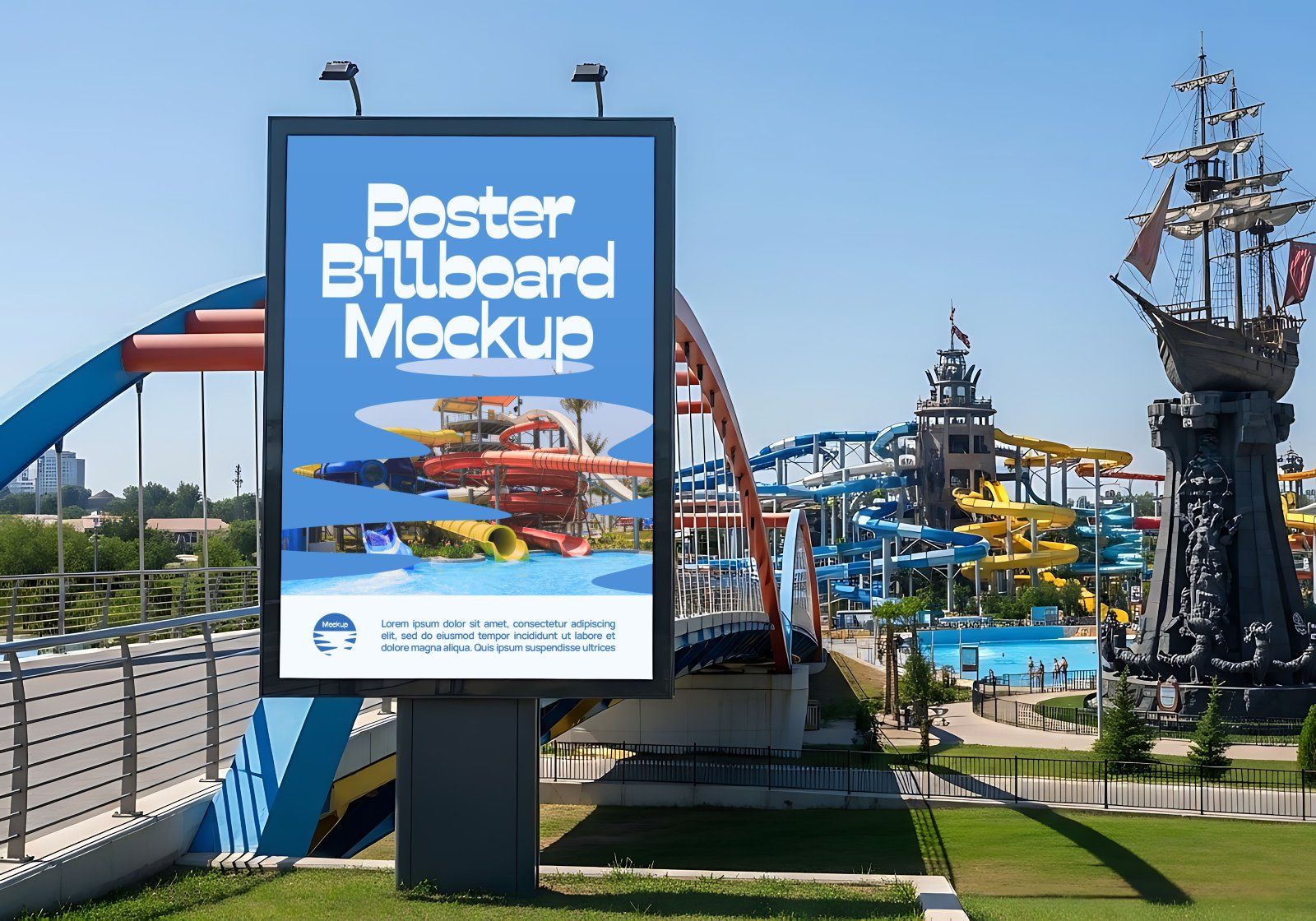 Marine Aquarium Mockup Bundle – 15 PSD Templates for Ocean Park & Underwater Branding