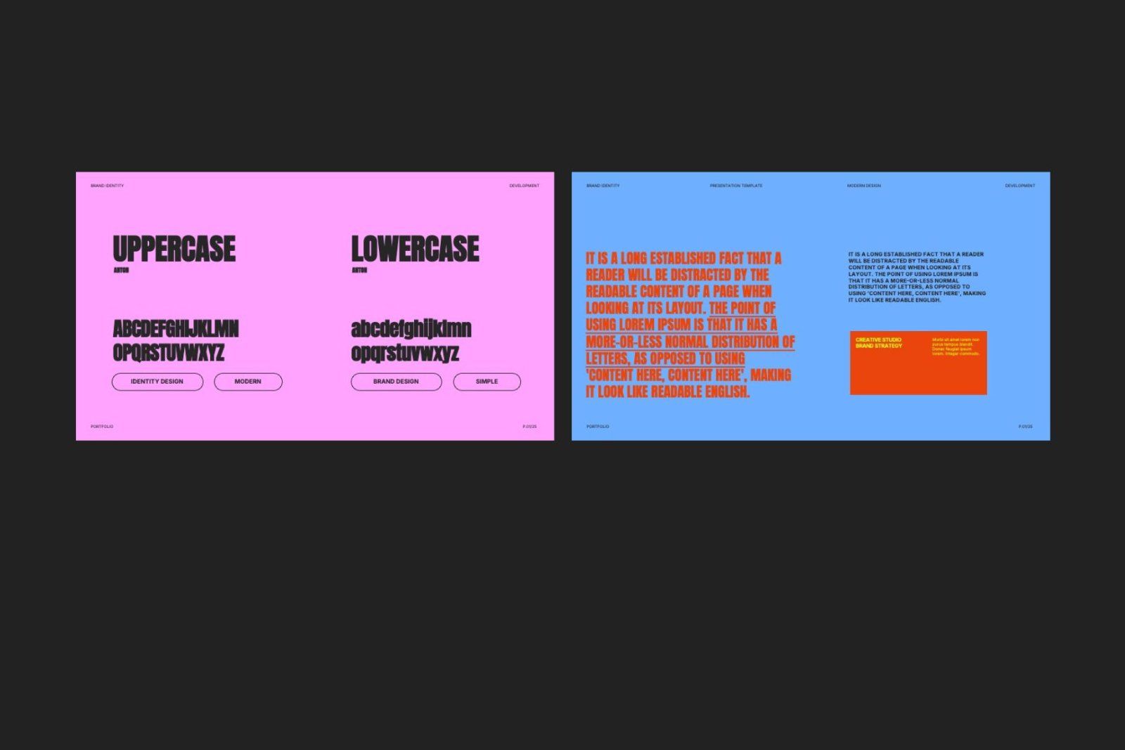 Monalisa - Brand Identity PowerPoint Template