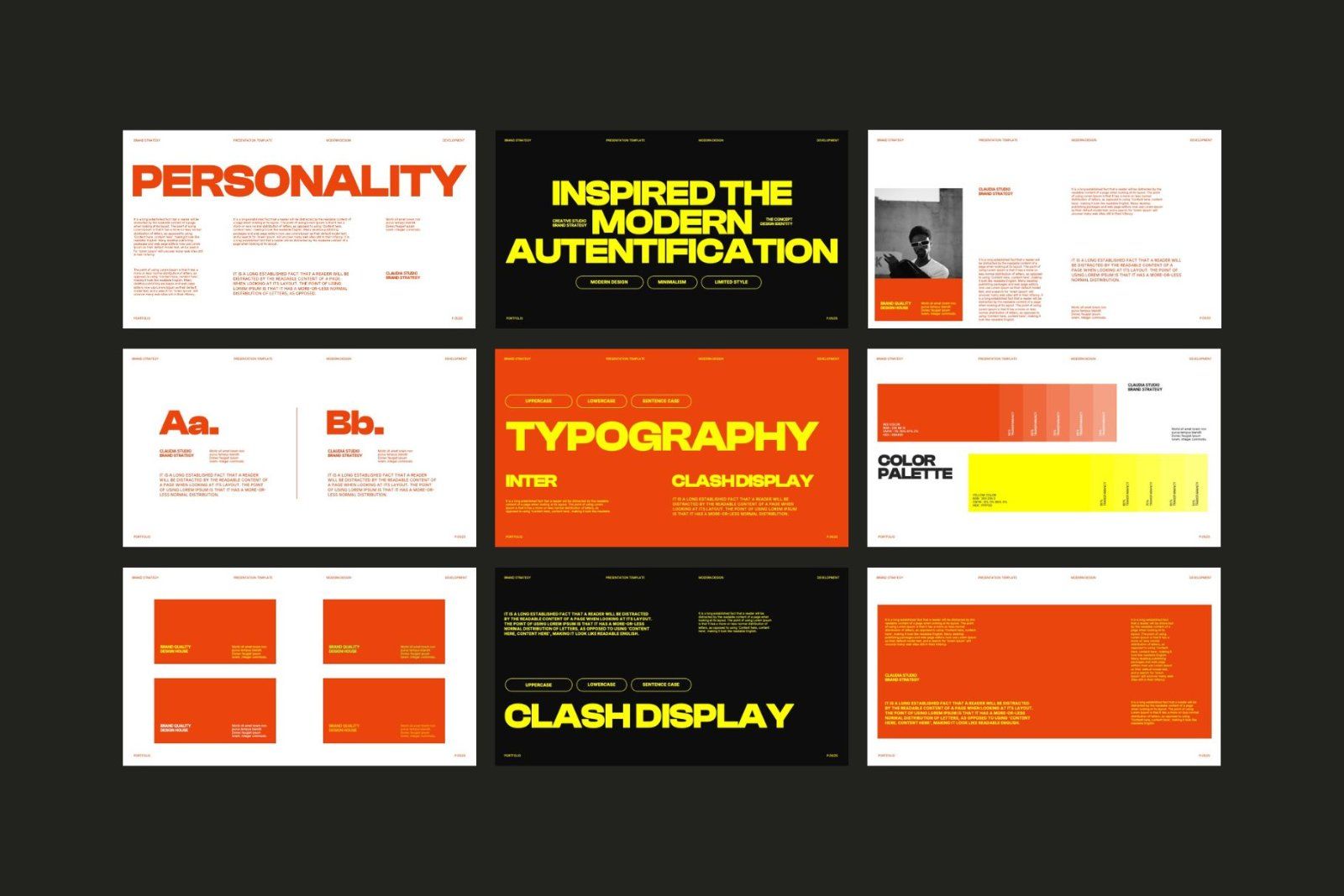 Claudia - Brand Strategy Keynote Template