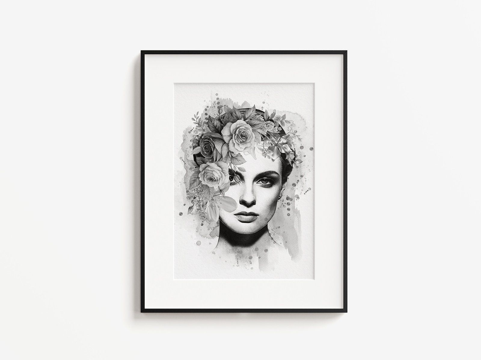 Flower Decoration Photo Template