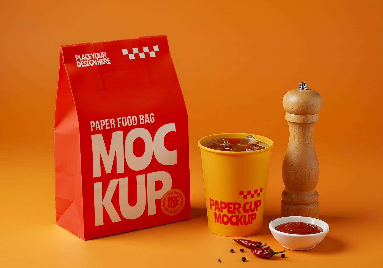 15 Fast Food Packaging Mockups – Burger, Pizza Box, Wrap, Snack Pouch & Delivery Kit