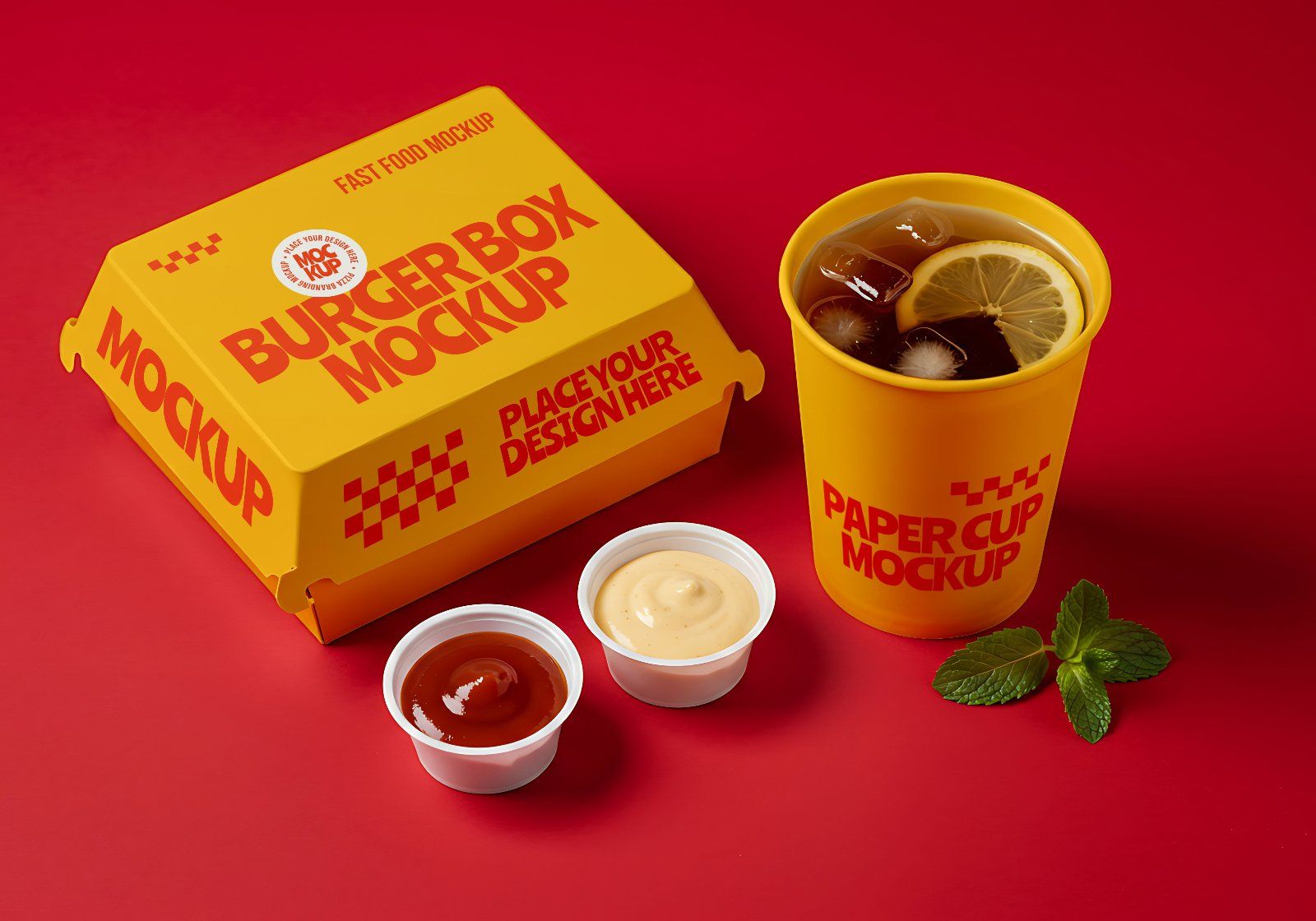 15 Fast Food Packaging Mockups – Burger, Pizza Box, Wrap, Snack Pouch & Delivery Kit