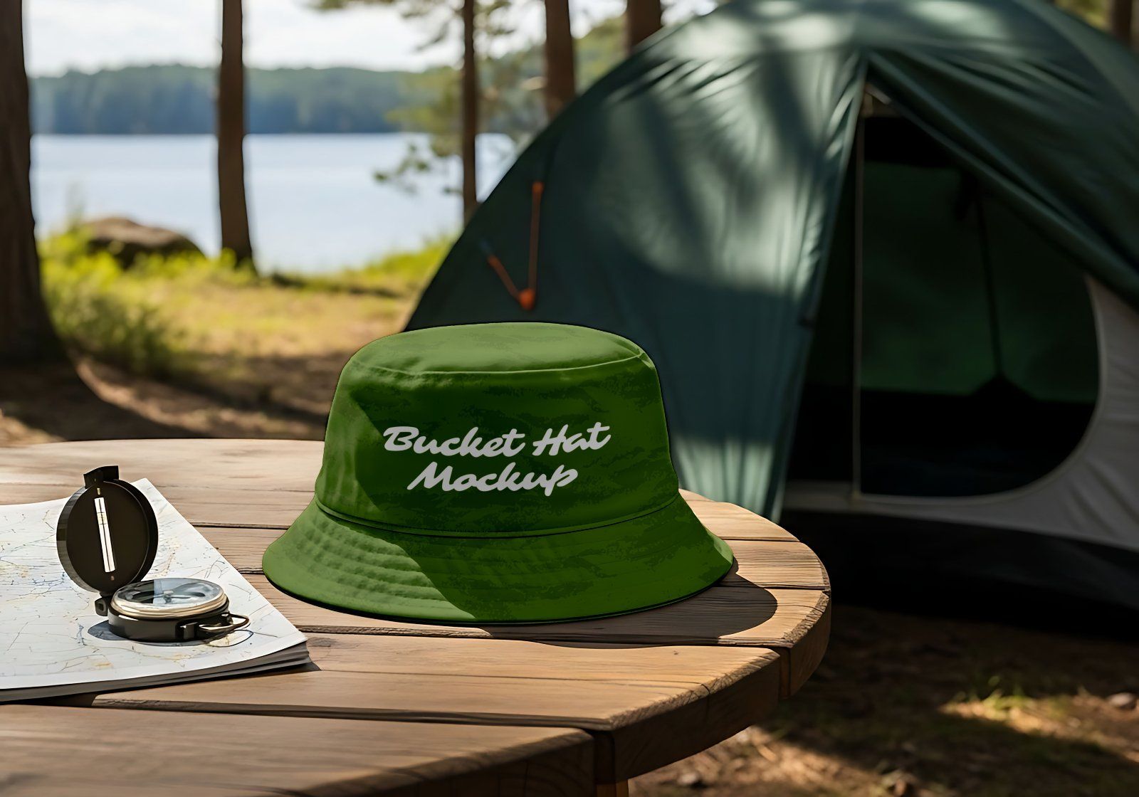 Adventure Brand Mockup Bundle – 15 PSD Templates for Outdoor & Camping Gear Design