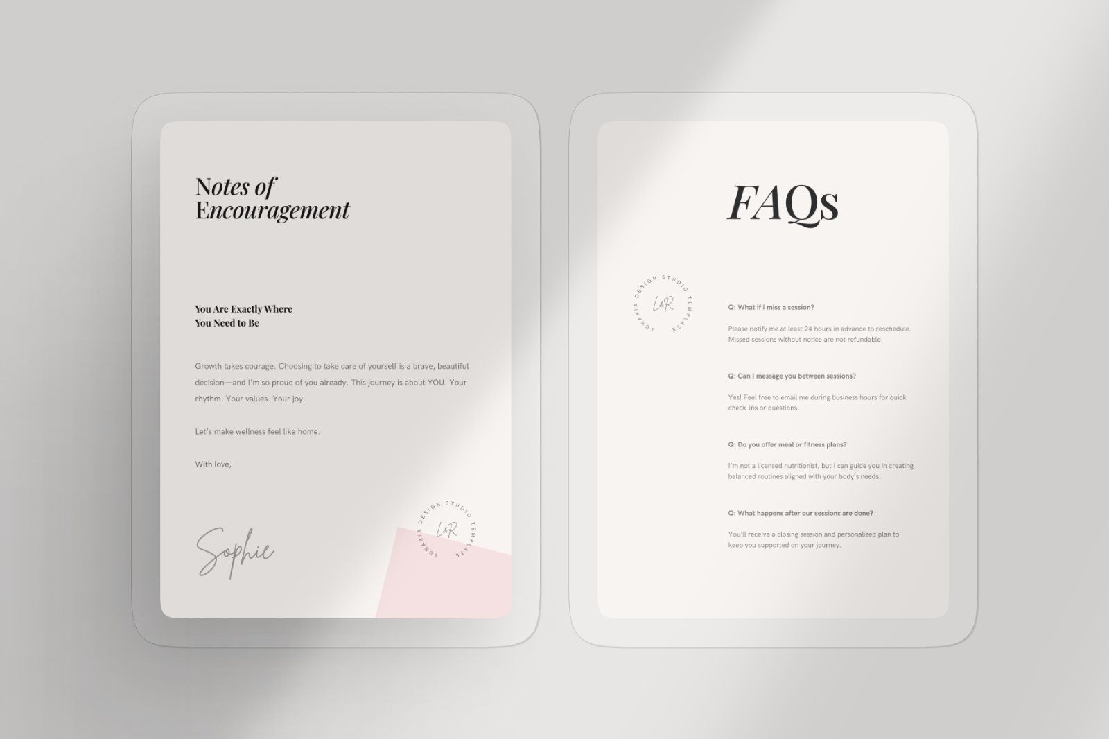 Client Welcome Packet Template