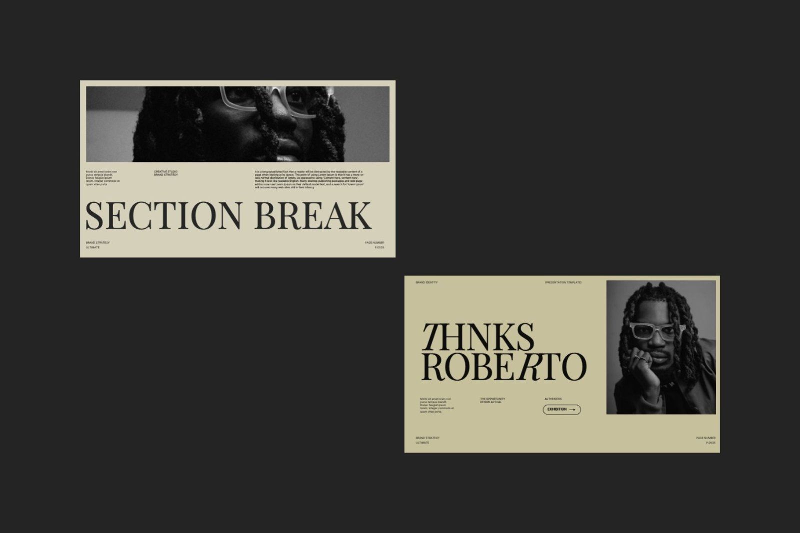 Roberto - Brand Identity PowerPoint Template