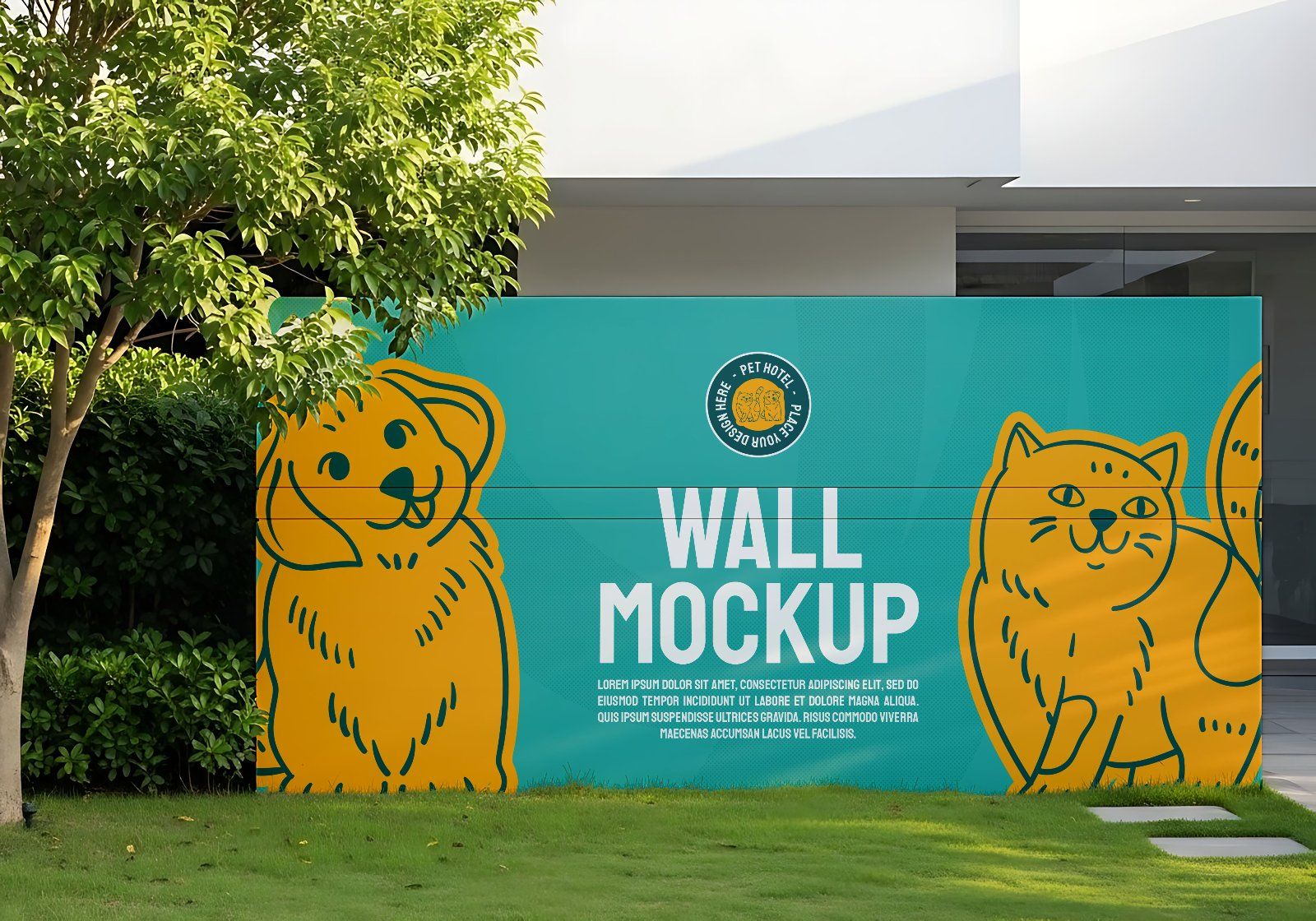 Pet Hotel Mockup Bundle – 15 PSD Templates for Animal Care & Veterinary Branding