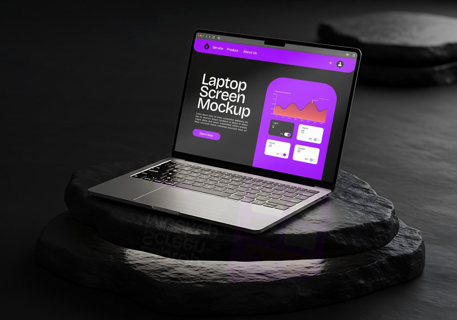 Stone Devices Mockup Bundle – 20 PSD Templates for Tech & UI Presentation Design