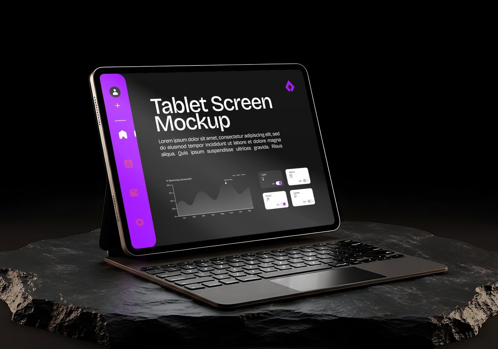 Stone Devices Mockup Bundle – 20 PSD Templates for Tech & UI Presentation Design