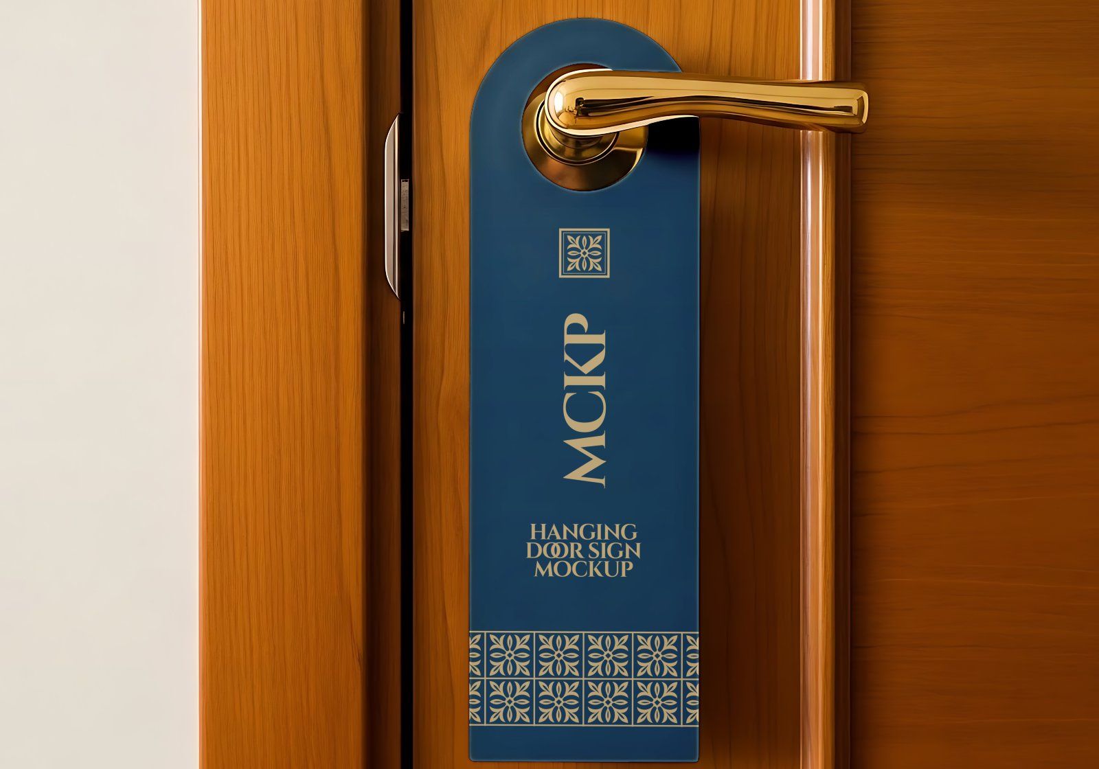 Premium Branding Blue Hotel Mockup V2