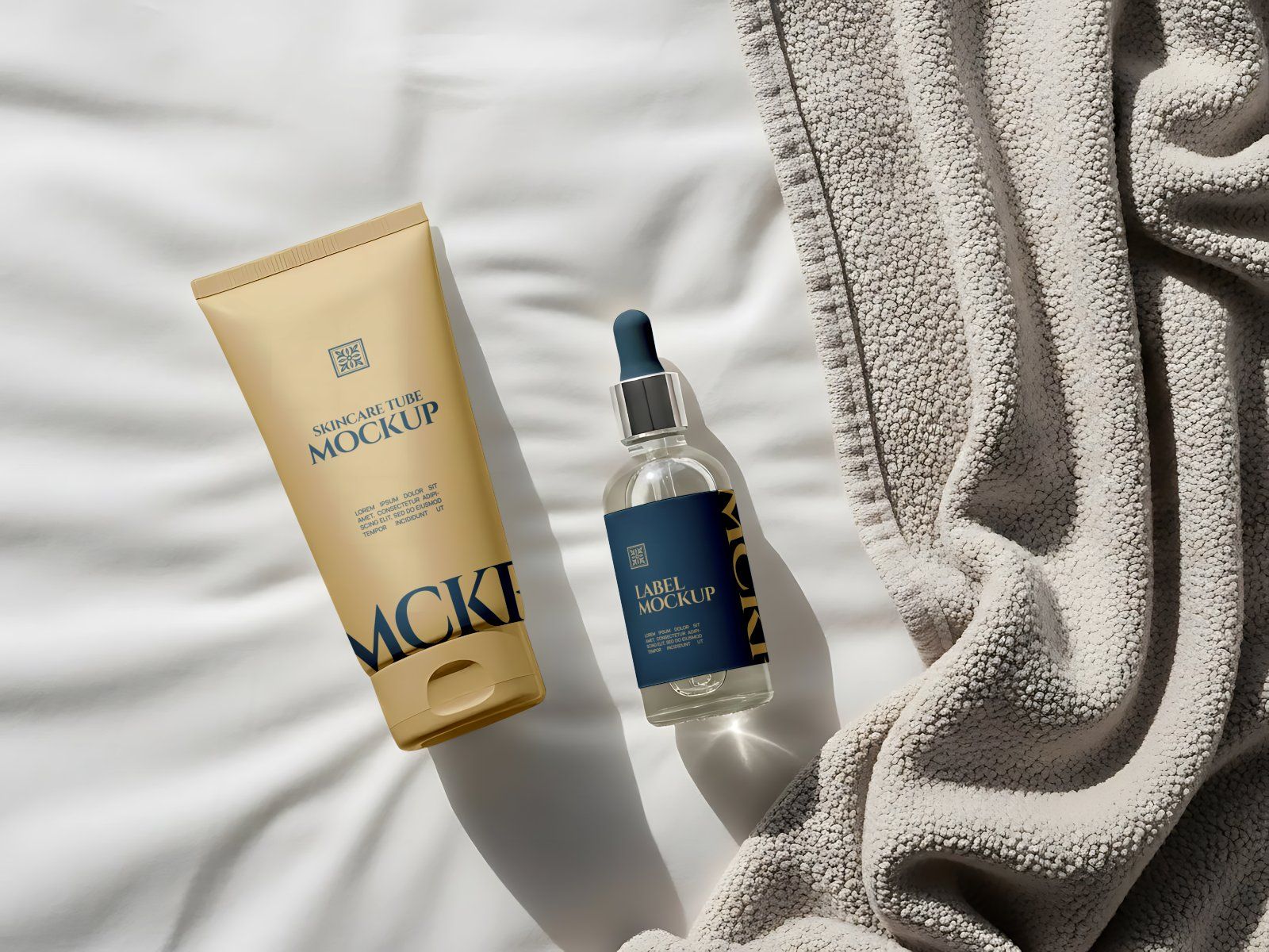 Premium Branding Blue Hotel Mockup V2