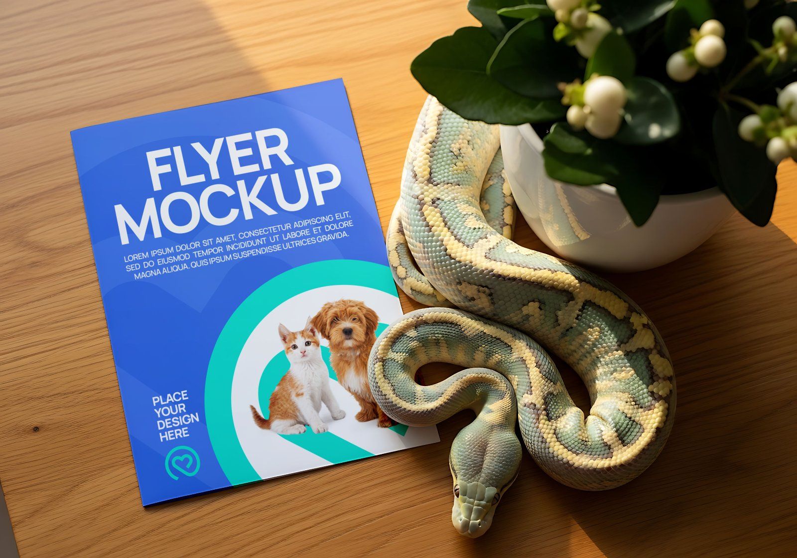 Vet Clinic Mockup Bundle – 15 PSD Templates for Animal Care & Pet Health Branding