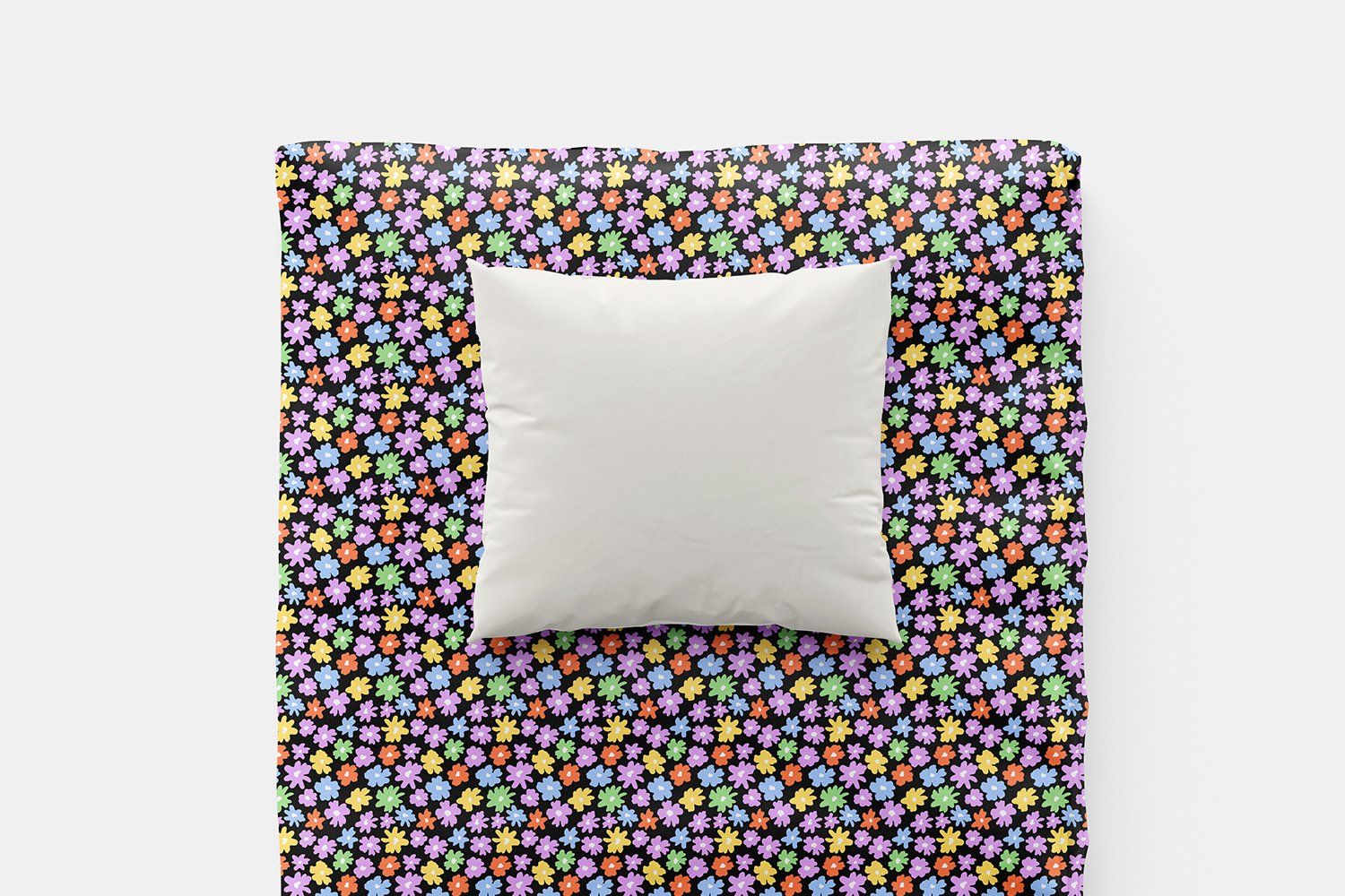 Groovy Flowers Seamless Pattern