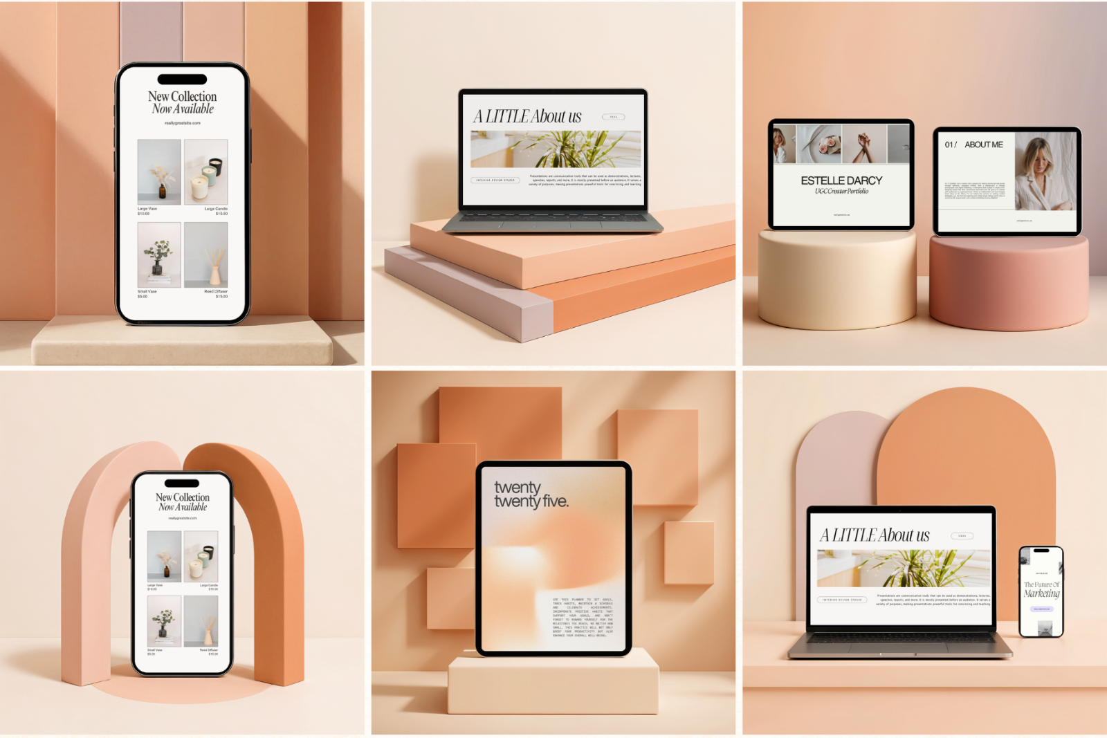 50 Digital Devices Canva Mockups