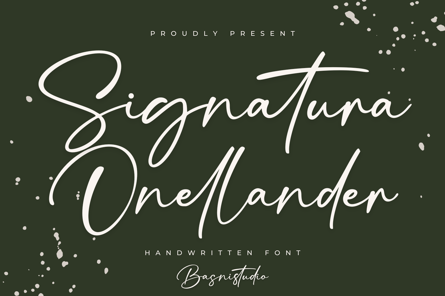 Signatura Onelander Font