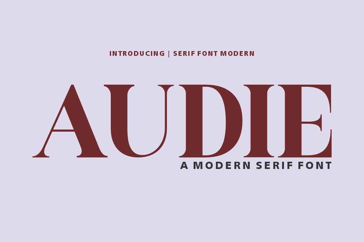 Audie serif