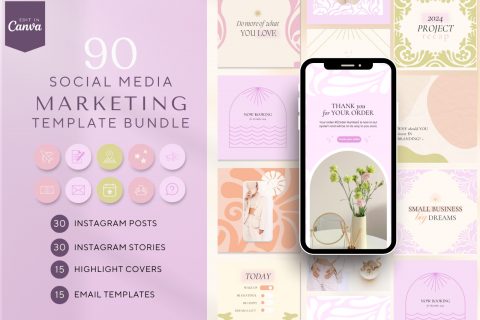 Social Media Canva Templates Bundle