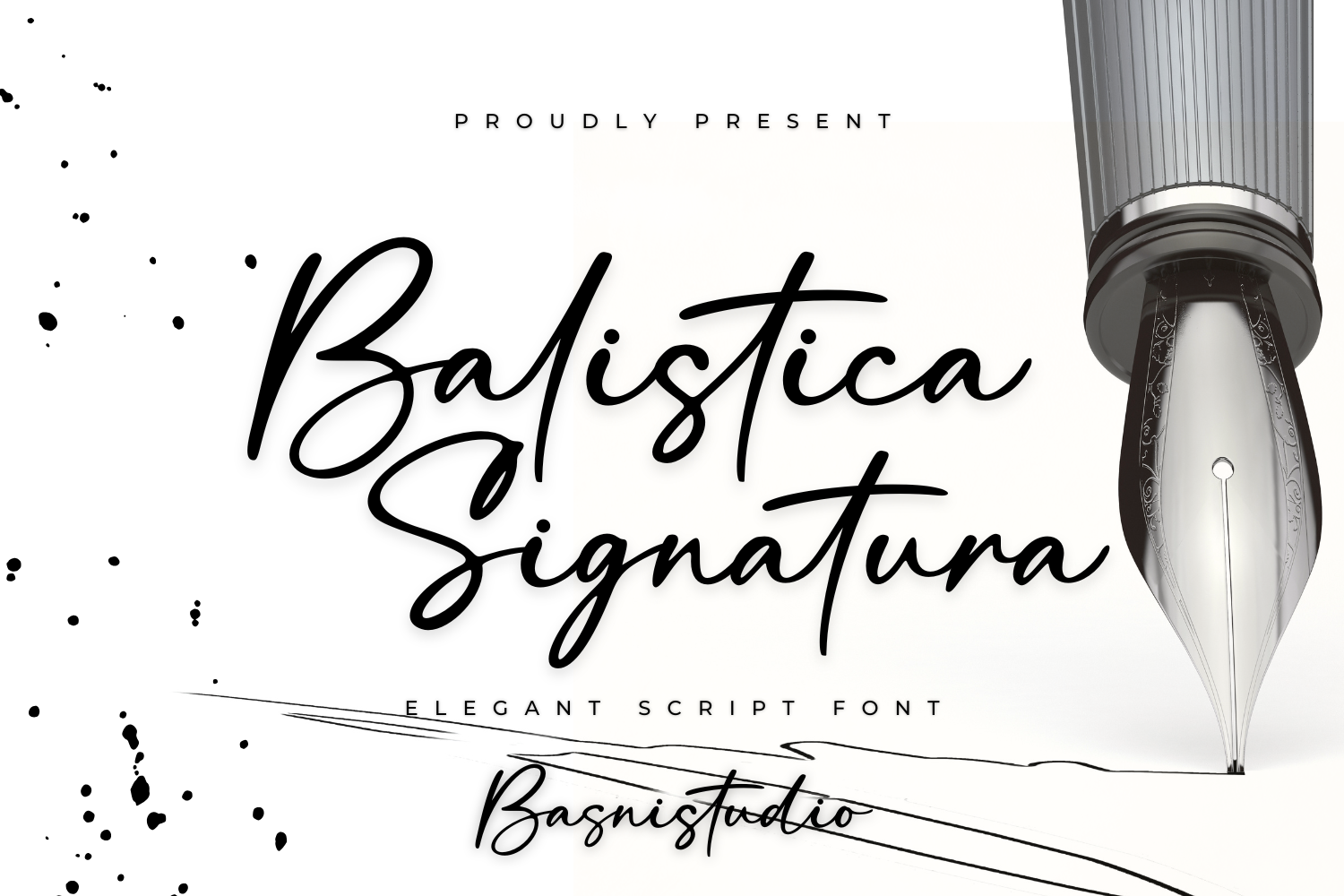 Balistica Signature Font