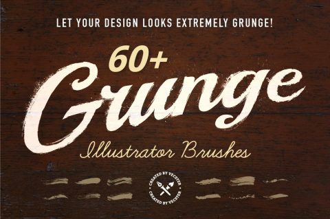 60+ Grunge Brushes for Adobe Illustrator