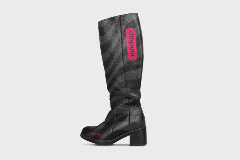 Women’s High-Knee Boot Mockup Psd