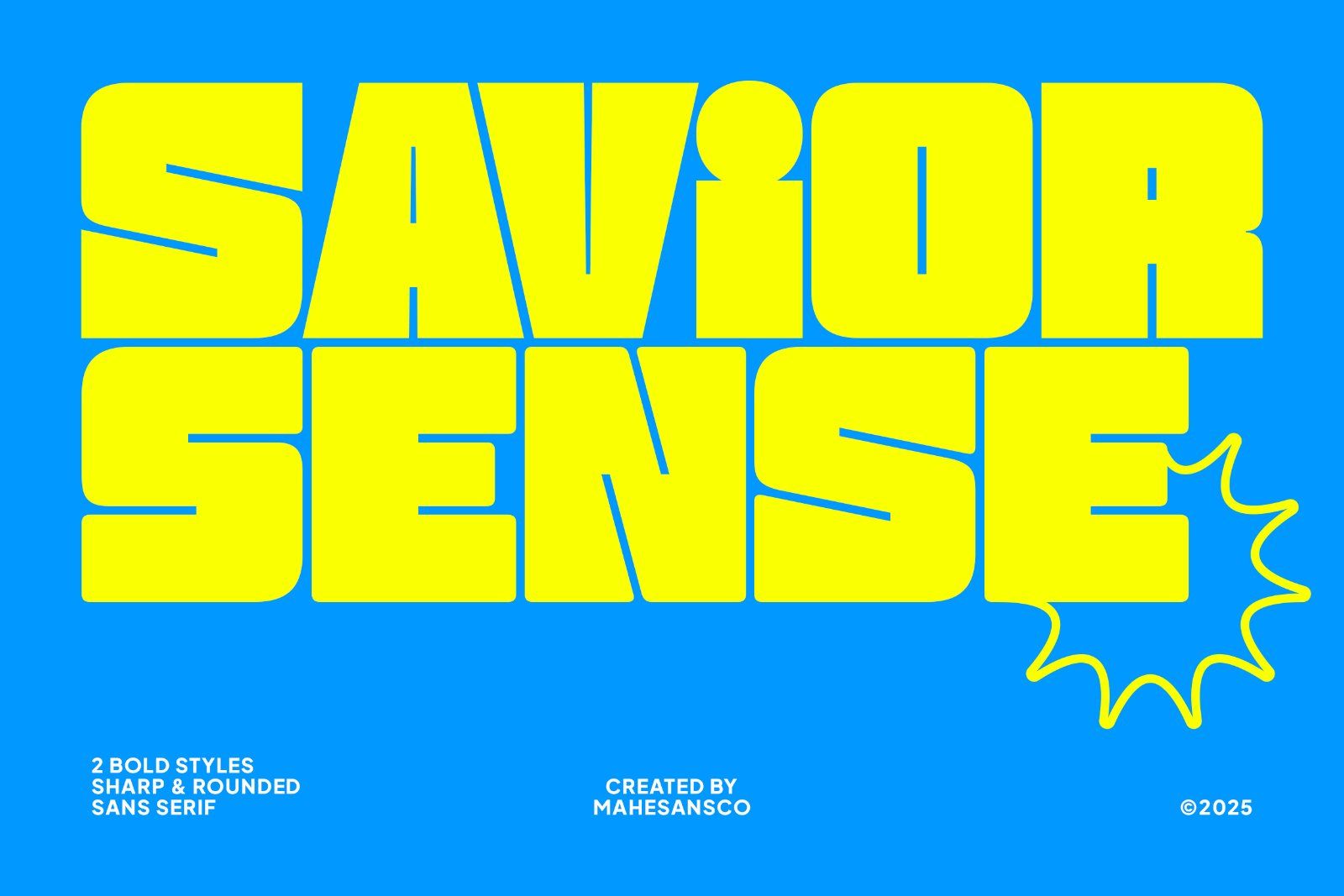 Savior - 2 Styles Bold Sans Serif