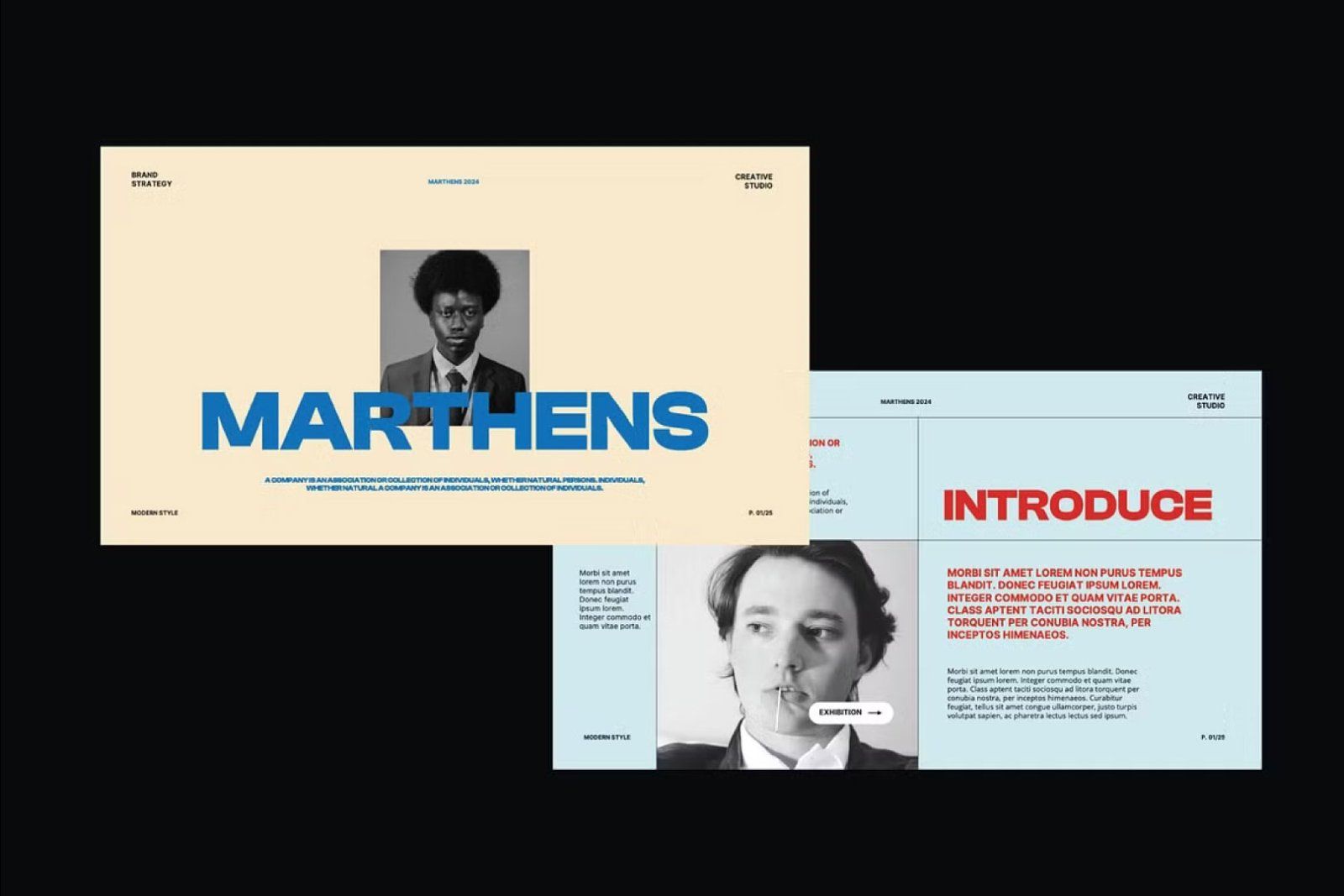 Marthens - Brand Strategy PowerPoint Template