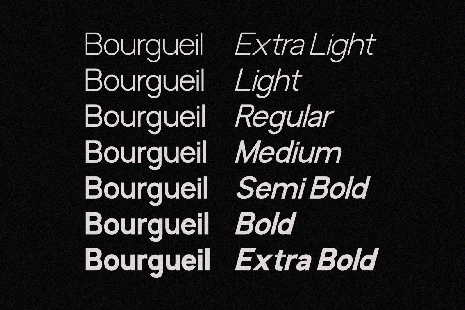 Bourgueil | Variable Sans Serif