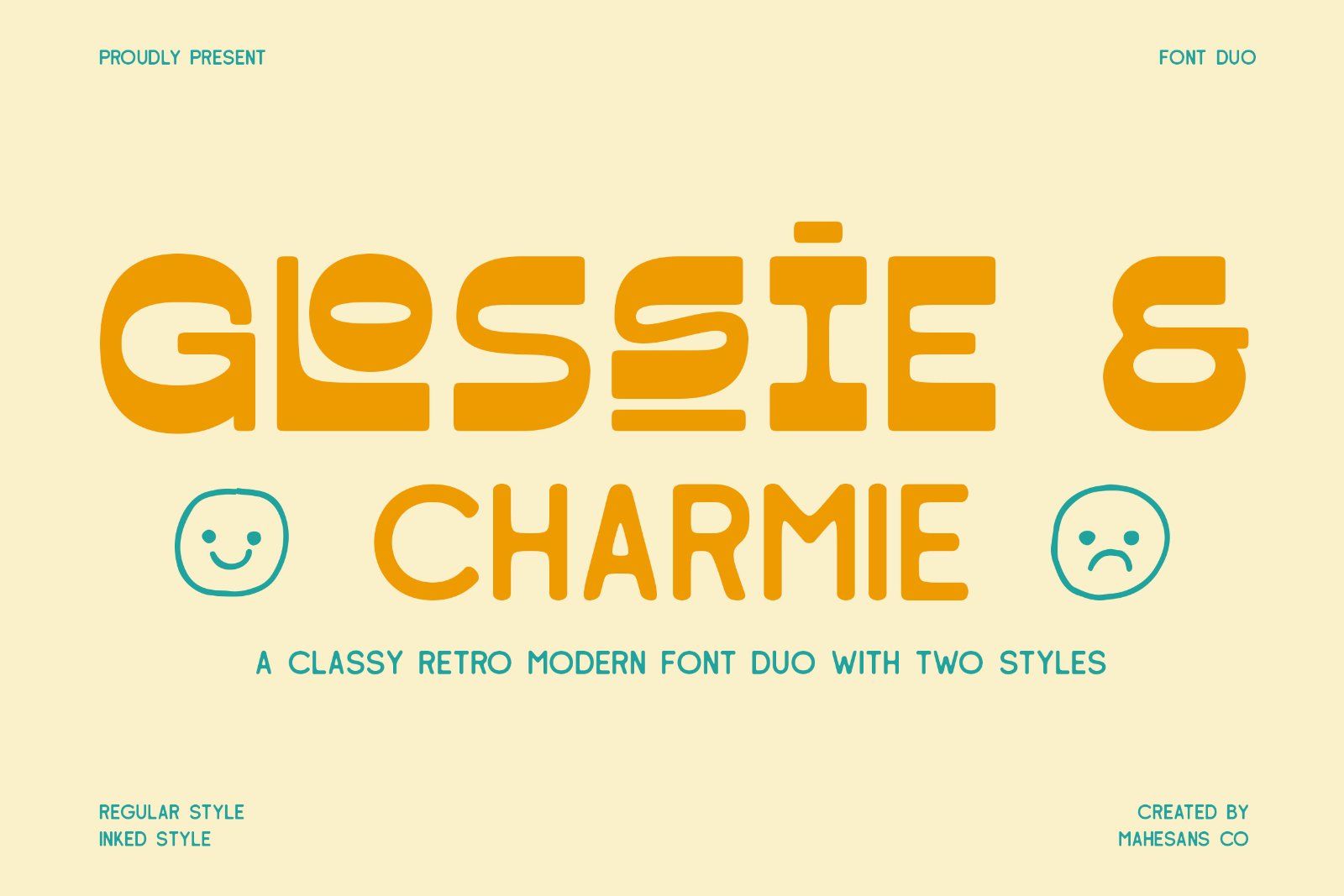 Glossie & Charmie - Font Duo