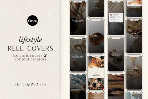 Instagram Reel Cover Templates Canva