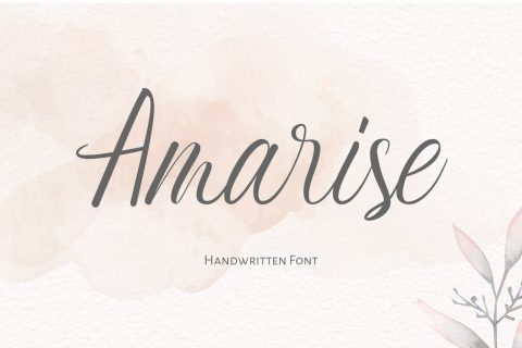 Amarise - Handwritten Font
