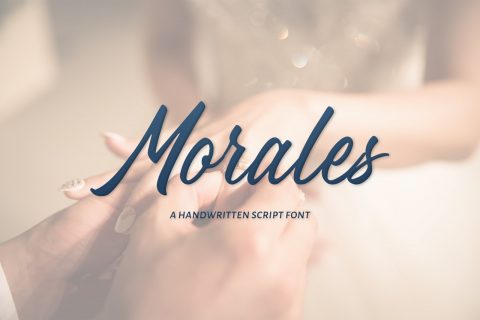 Morales - Handwritten Font