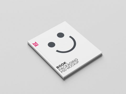 Minimal book mockup
