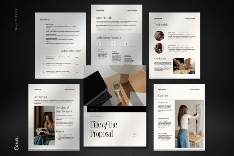 Project Proposal Canva Template