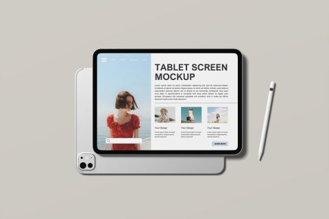 Tablet Screen Mockup
