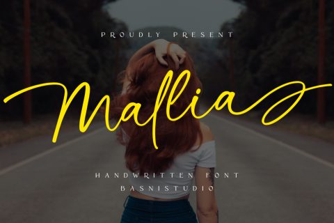 Mallia Handwritten FOnt