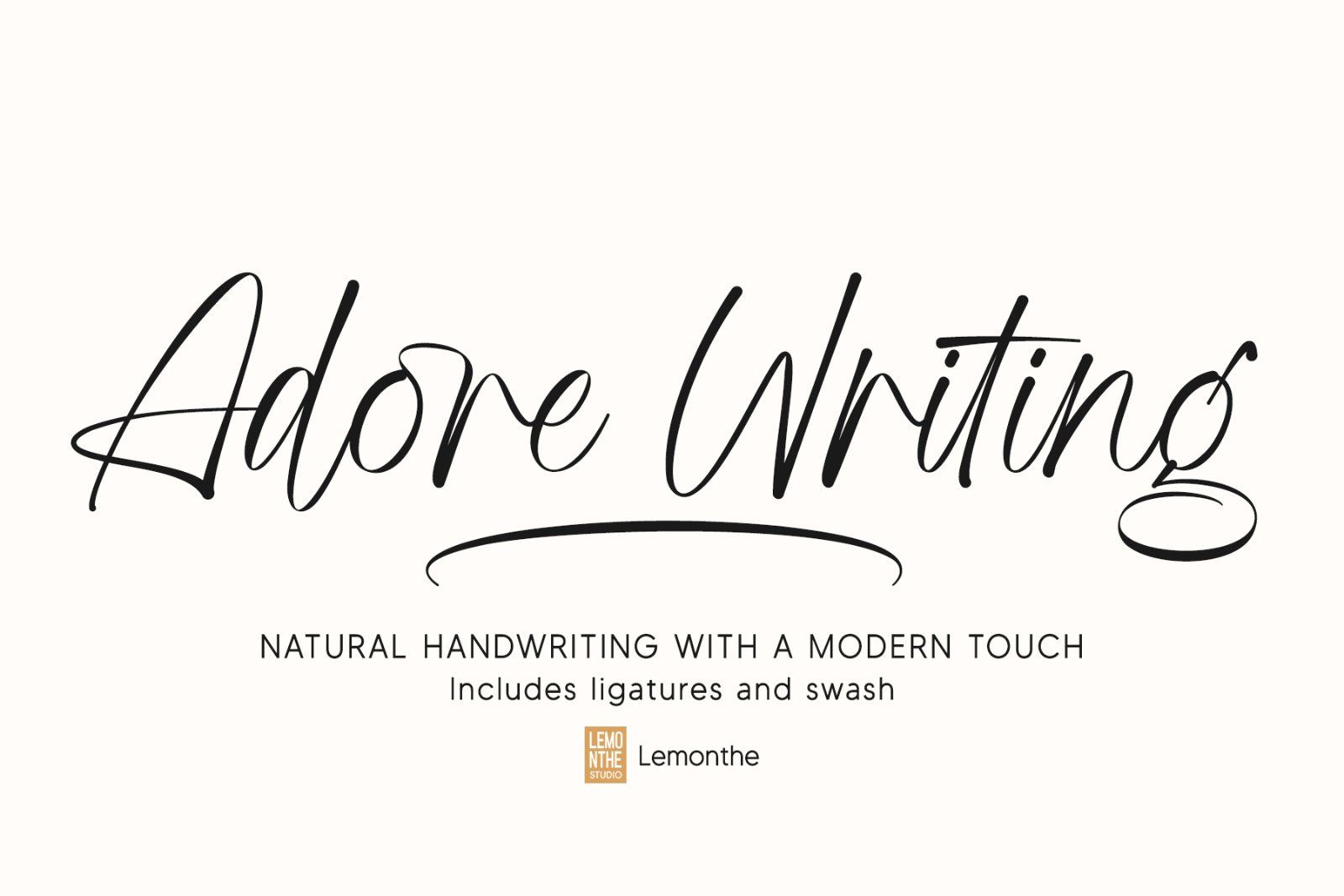 Adore Writing | Modern Script