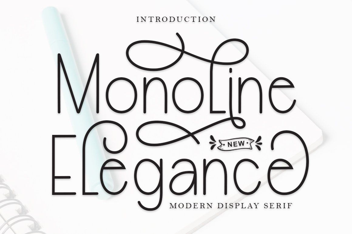 Monoline Elegance