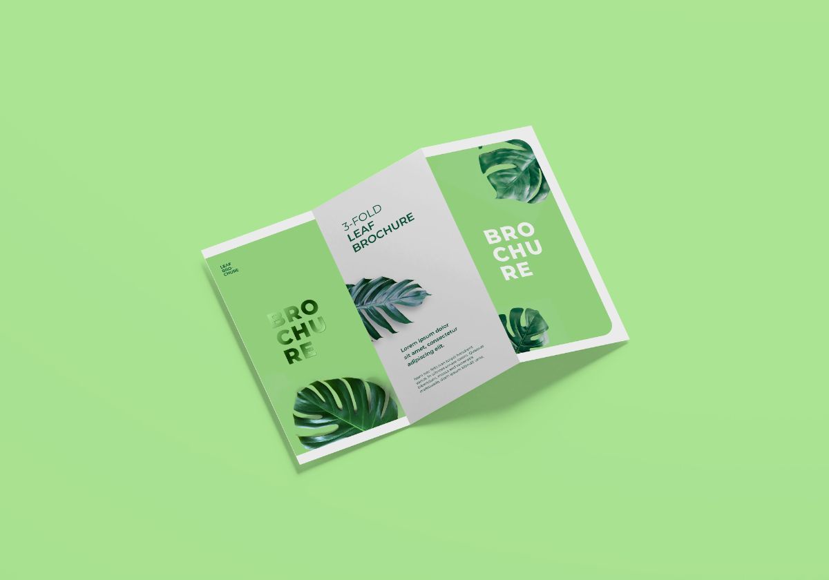 3-Fold Brochure Mockups